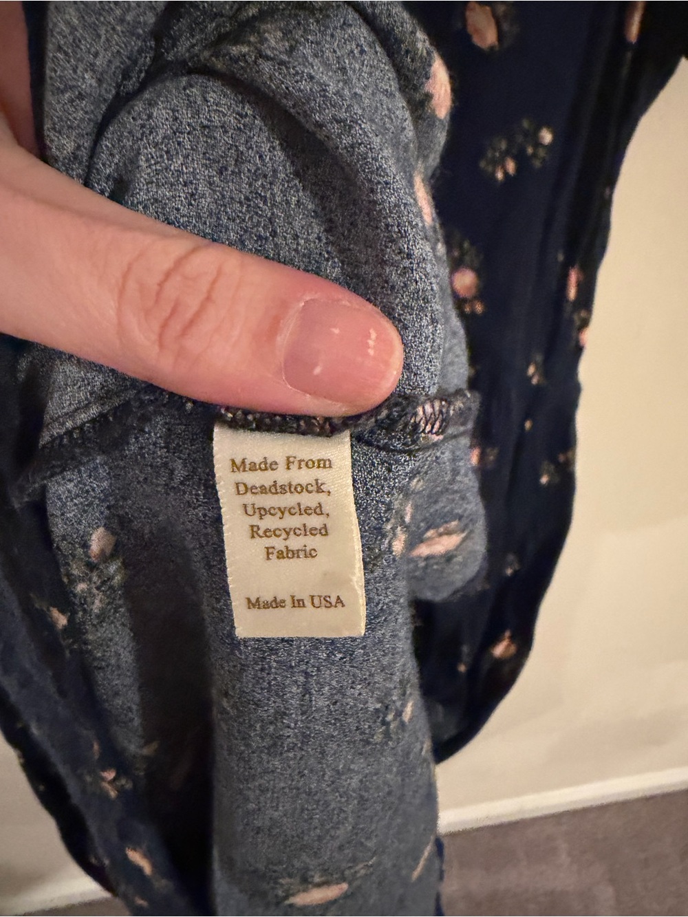 Christy Dawn Navy Rose Dawn Dress - Picture 6 of 7